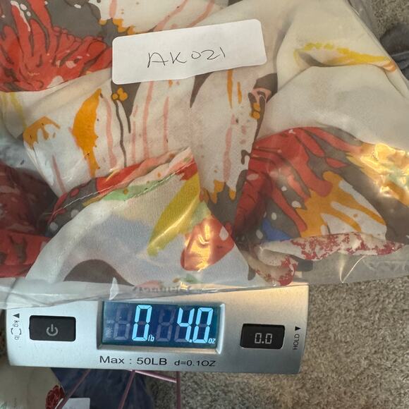 Fig and Flower 1X Sheer Tunic Blouse Multicolor Floral Boho Festival Peasant Top - Picture 8 of 8